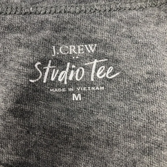 J. Crew Studio Tee One of a Kind Handmade Design Size Medium - Picture 4 of 7